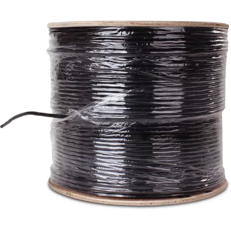 GETFORT Cat.5e U/UTP Outdoor UV-Resistant Dry Core Cable 305m Black