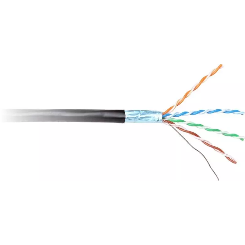 GETFORT Cat.5e F/UTP Outdoor Patch Cable 305m Black
