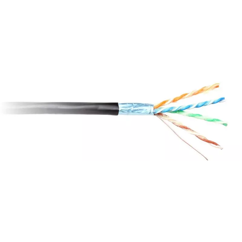 GETFORT Cat.5e F/UTP Outdoor Gel-Filled Network Cable 305m Black