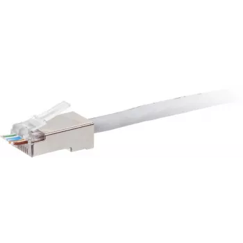 GETFORT RJ45 Cat.5e Shielded Pass-Through Connector 8P8C 100 Pieces