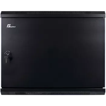 GETFORT CALI 9U 600x600 seinakapp serveririiulile täisusteraskega - must