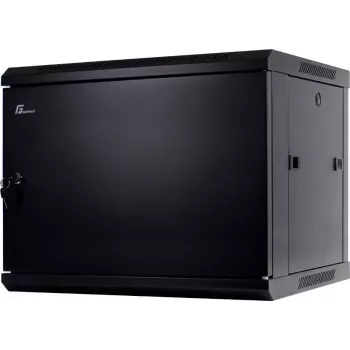 GETFORT CALI 9U 600x600 seinakapp serveririiulile täisusteraskega - must