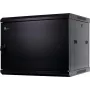 GETFORT CALI 9U 600x600 seinakapp serveririiulile täisusteraskega - must