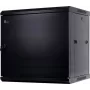 GETFORT 19 inch seinakapp 12U 600x600 mm täisterasest uksega must