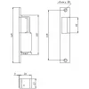 ELEKTRA-PLUS R2 Narrow Electric Strike Right-Handed Fail-Secure 10-24V AC/DC 3000N