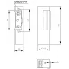 ELEKTRA-PLUS Elektriline ukselukk R3 mäluga, ilma mehaanilise blokeeringuta, vasakpoolne, 12V AC/DC, fail-secure