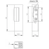 ELEKTRA-PLUS R3-12.40P Paremakäeline Turvalukk (Fail-Secure) mälufunktsiooniga, 12V AC/DC, 3000N hoidmisjõud