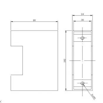 ELEKTRA-PLUS KASETA ELEKTRA R1 väline rulookassett, alumiinium, 165x165 mm, pinna-/süvismonteerimine, RAL värvid