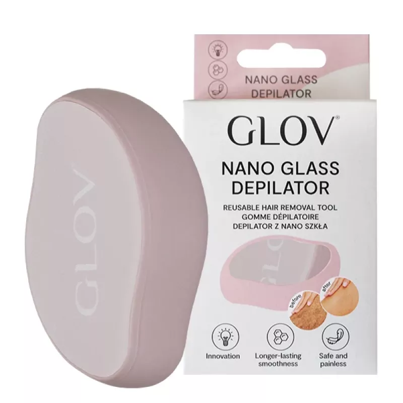 GLOV Depilator with Nano Glass Pink