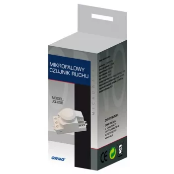 ORNO OR-CR-208 Mikrolaine liikumisandur, 5,8 GHz, 360°, laepind, valge