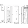 ROGER PR312EM-BK Juurdepääsukontroller EM 125 kHz läheduslugejaga