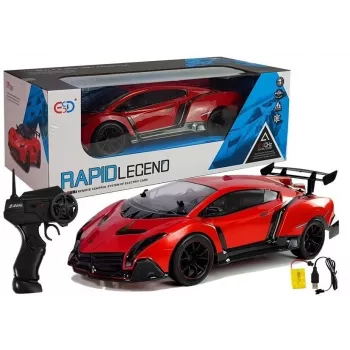 LEAN TOYS Kaugjuhitav Sportauto Skaala 1:16 2.4 GHz