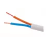 ELEKTROKABEL OMY 2x1mm² H03VV-F Electrical Cable White 100m