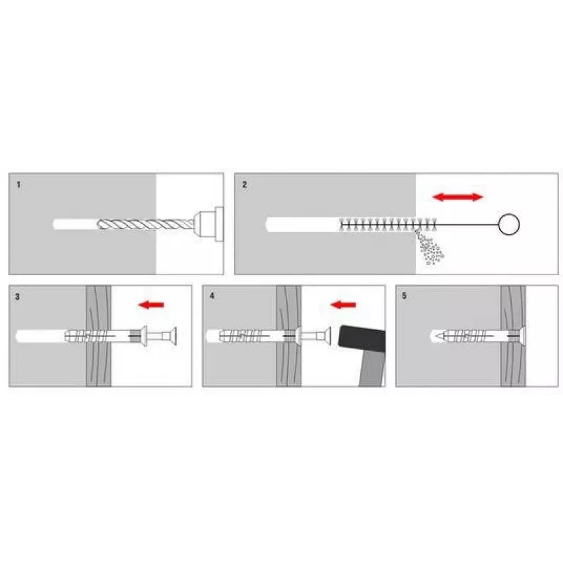 WKRĘT-MET Rapid Mounting Dowel SM-06040 6 x 40 mm 200 tk