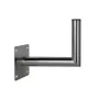 CORAB USL-48/250AL Nurgeline seinakinnitusklamber 48 mm postile, 250 mm nihkega, alumiinium, hõbedane