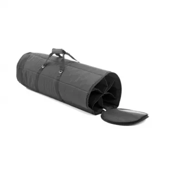 CASE4ME Kaanega karp 6 LED ribavalgustile – Raskeveokast vineerist lennukikarp vahuga, must