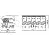 SIMET SIMBLOCK SCB 25-5X Jaotusplokk Al/Cu 80/150 1x10-25mm² 5x1.5-16mm² Hall