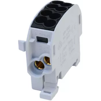 SIMET SCB 25 Al/Cu 80110 SIMBLOCK harujaotusklemm, must 81501007