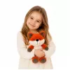 LEAN TOYS Plush Fox Plush Toy Soft Plush Toy 28 cm