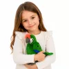 LEAN TOYS Plush Papagoi Aara Eksootiline Lind Mascot Pehme Mänguasi Roheline 24 cm