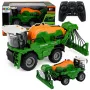 LEAN TOYS Põllumajanduskoristusmasin pihustiga, pihustusfunktsioon, tuled, helid, 1:24