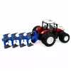 LEAN TOYS RC kaugjuhitav põllumajandustraktor topeltadraga punane 1:24