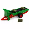 LEAN TOYS Kaugjuhitav Põllumajandustraktor Konveierlindiga RC Heina Pallid Tuled 1:24
