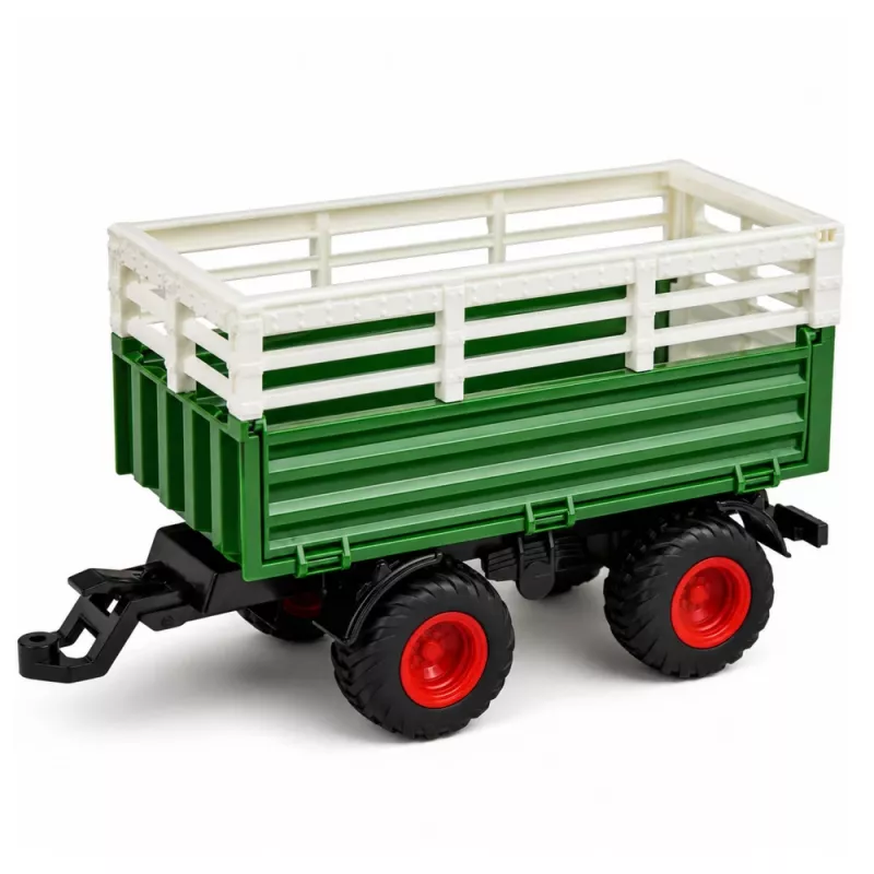 LEAN TOYS Kaugjuhitav RC Farm Traktor Haagise ja Lehma Figuuriga 1:24