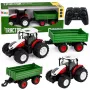 LEAN TOYS Kaugjuhitav Põllumajandustraktor Kallurhaagise, Tulede ja Heliga 1:24
