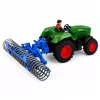 LEAN TOYS RC Roheline Traktor Rulli ja Talunikuga 1:24 Kaugjuhitav