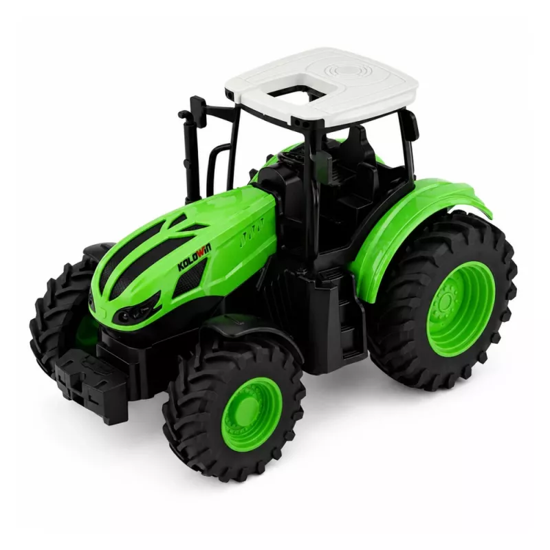 LEAN TOYS Kaugjuhitav Põllutraktori Rehaga RC Tuled 1:24