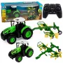 LEAN TOYS Kaugjuhitav Põllutraktori Rehaga RC Tuled 1:24