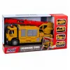LEAN TOYS Veoauto kraana ja sõidukite transporteriga, tuled ja helid, kollane