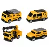 LEAN TOYS Veoauto kraana ja autotransportööriga Tuled Helid Roheline