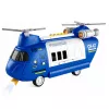 LEAN TOYS Kokkupandav Politsei Transpordilennuk Autode, Tulede ja Helidega