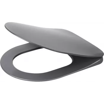 DEANTE Slim Soft-Close Toilet Seat D-Shape White Duroplast