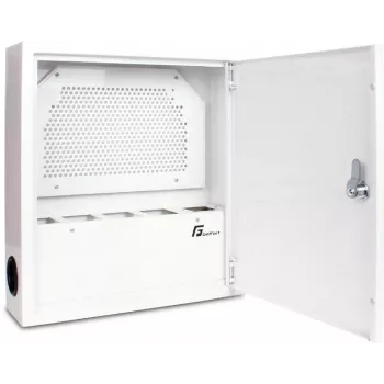 GETFORT Pinnale Paigaldatav Multimeediakapp 390x350x100 mm Valge
