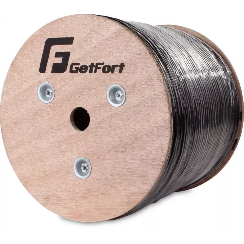 GETFORT CAT.6 U/UTP Outdoor Gel-Filled Ethernet Cable 500m Black