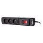 Getfort Surge Protector Power Strip 3A 1.5m Black
