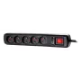 Getfort Surge Protector Power Strip 5A 3m Black
