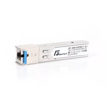 GETFORT GF-SM-WDM31-S1 SFP-moodul 1.25Gbps 3km SC/UPC SM BiDi WDM TX1310/RX1550