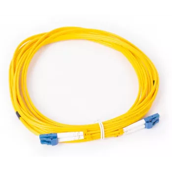 GETFORT GF-LULUD5 Ühemoodiline Fiiberoptiline Pistikukaabel LC/UPC-LC/UPC Dupleks 5m Kollane