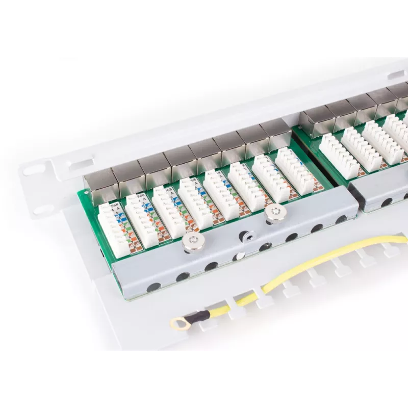 GETFORT PGF-5EFTP24-B6-G Patch Panel FTP Cat.5e 24 Port Hall 1U
