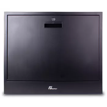 Getfort 2U seinakinnitusega CCTV riiul 580x540x130mm must