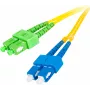 GETFORT Fiber Optic Patch Cord Single-Mode SC/UPC to SC/APC Duplex 5m LSZH