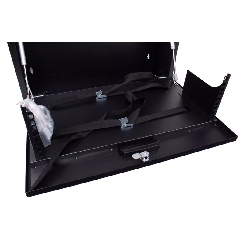 GETFORT WGF02-60/50/21-H-WSB 2U CCTV Rack Kapp 600x540x210mm Must VESA