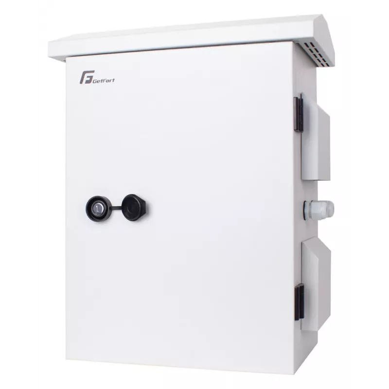 Getfort Hermetic Pole-Mounted Enclosure 300x200x400 mm IP65 ABS Light Grey
