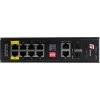 GETFORT GF-110-8PG-2G-2S Industrial PoE+ Switch, 8x PoE+ Gigabit + 2x Gigabit + 2x SFP, -40°C kuni 80°C