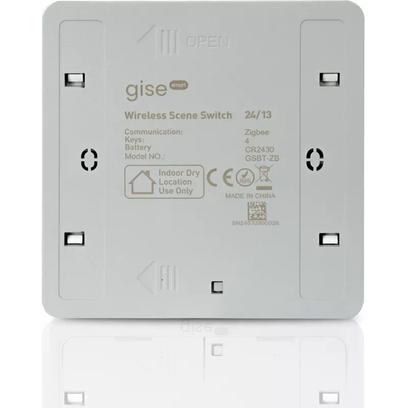 GISE Smart Scene Button Zigbee Tuya GSBT-ZB Valge