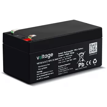 VOLTAGE AGM Aku 12V 3.5Ah VE12-3.5 (6-9 aastat eluiga)